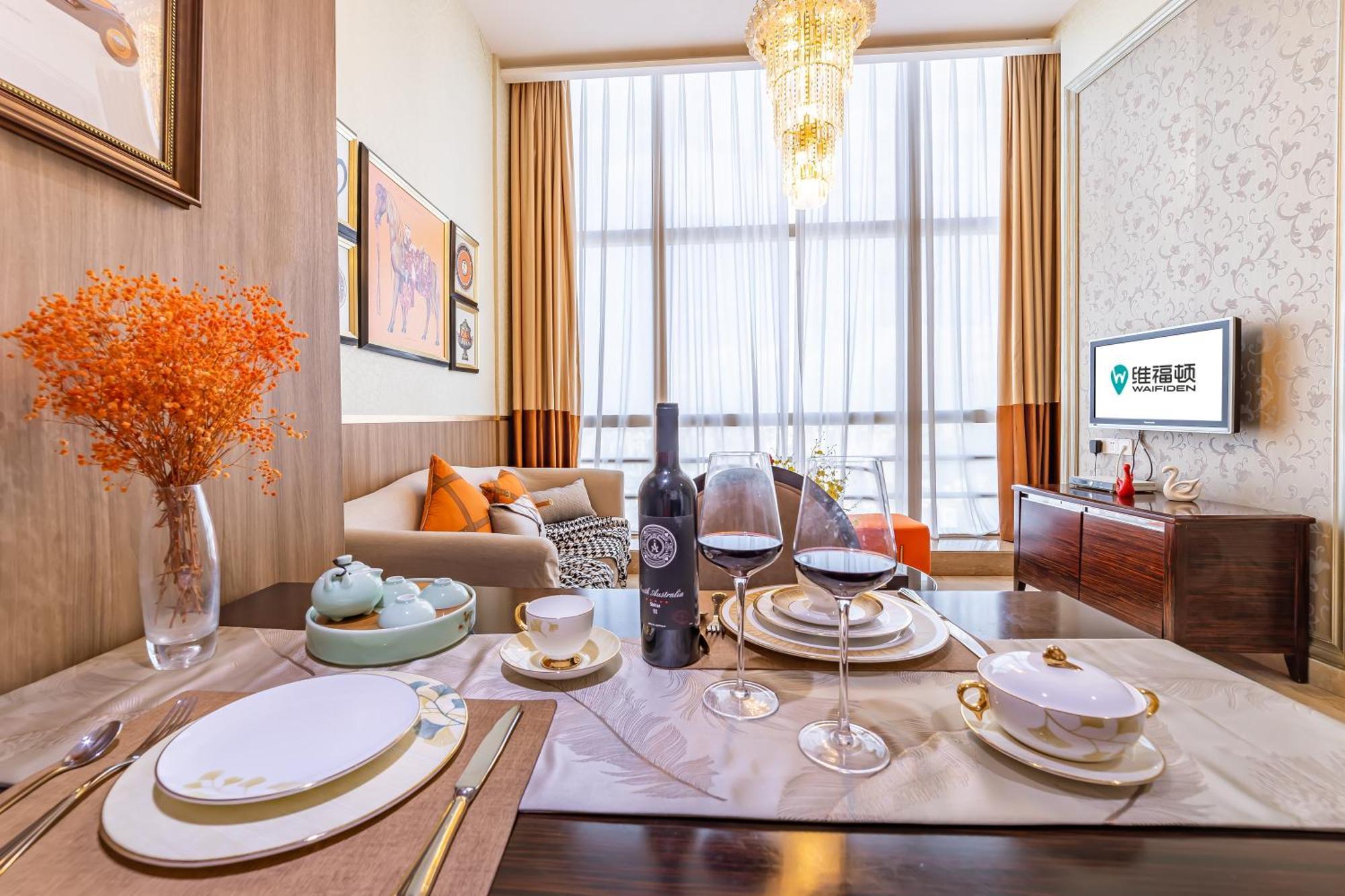 WAIFIDEN Guangzhou Grand View Golden Palace Apartment Exterior foto