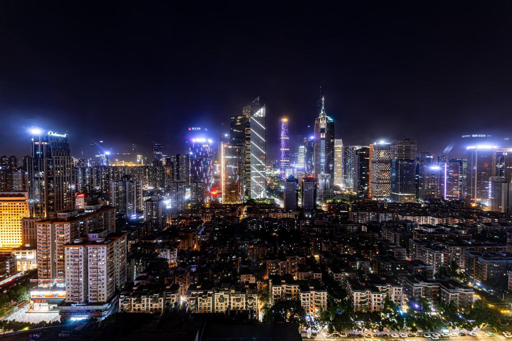 WAIFIDEN Guangzhou Grand View Golden Palace Apartment Exterior foto