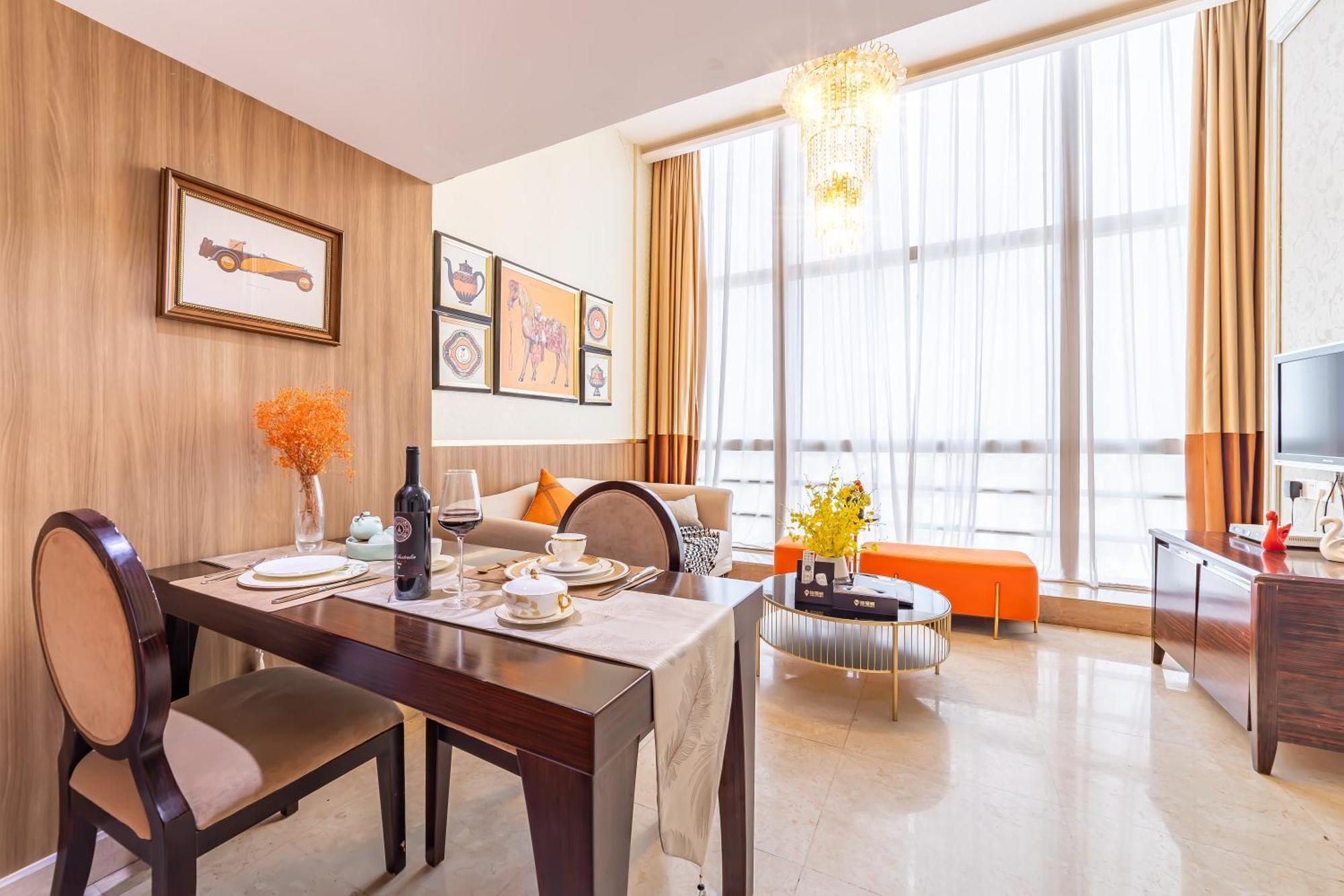 WAIFIDEN Guangzhou Grand View Golden Palace Apartment Exterior foto