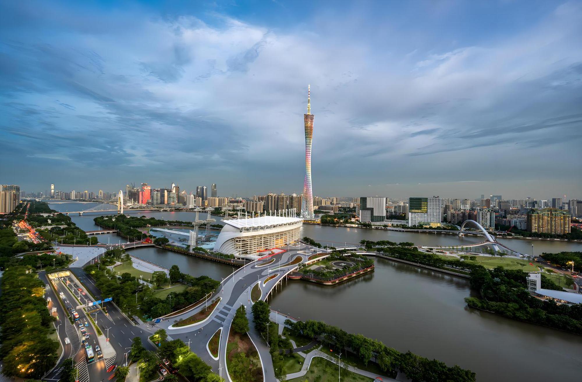 WAIFIDEN Guangzhou Grand View Golden Palace Apartment Exterior foto