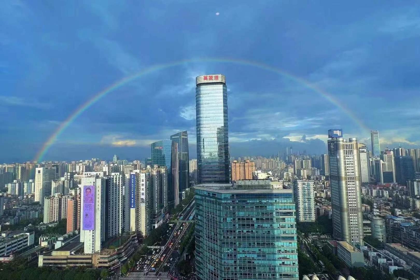 WAIFIDEN Guangzhou Grand View Golden Palace Apartment Exterior foto