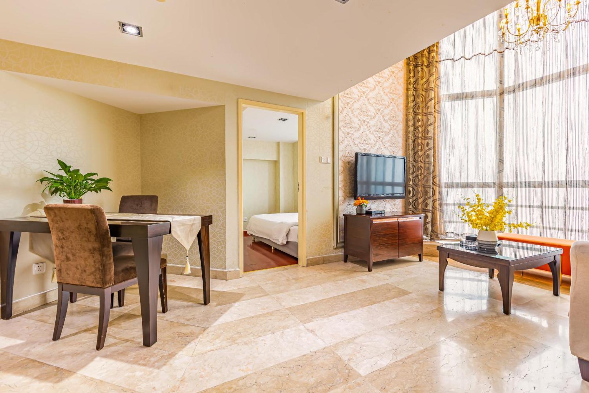 WAIFIDEN Guangzhou Grand View Golden Palace Apartment Zimmer foto