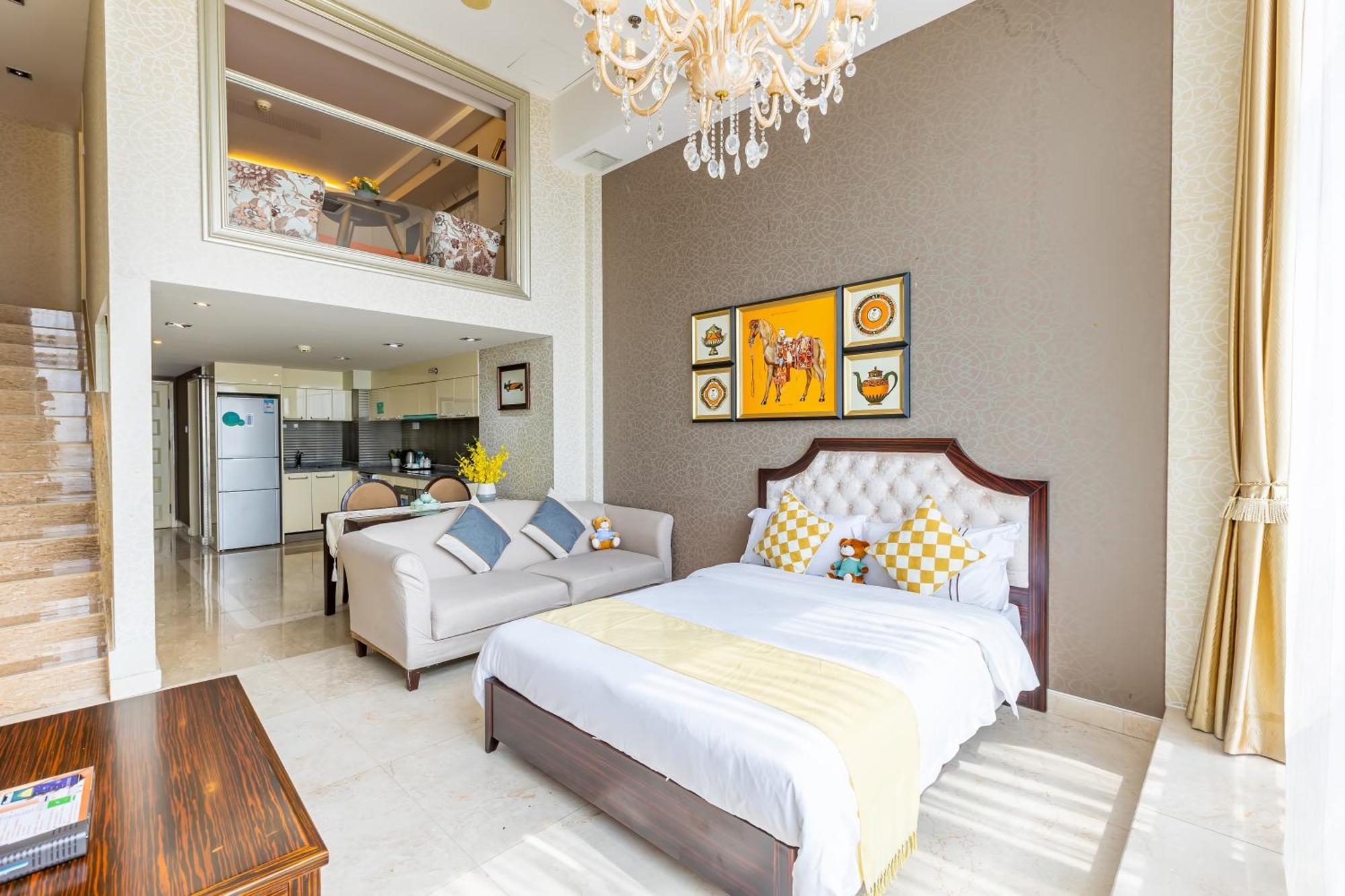 WAIFIDEN Guangzhou Grand View Golden Palace Apartment Zimmer foto